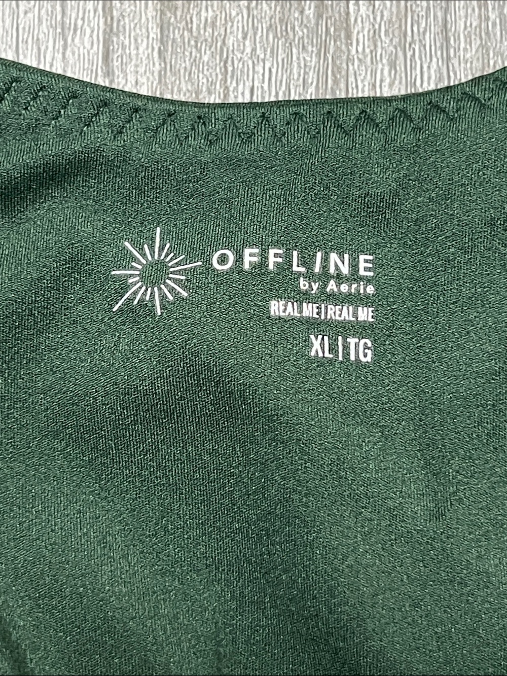 Offline by Aerie woman’s tank bra/ green / size XL - Picture 4 of 6